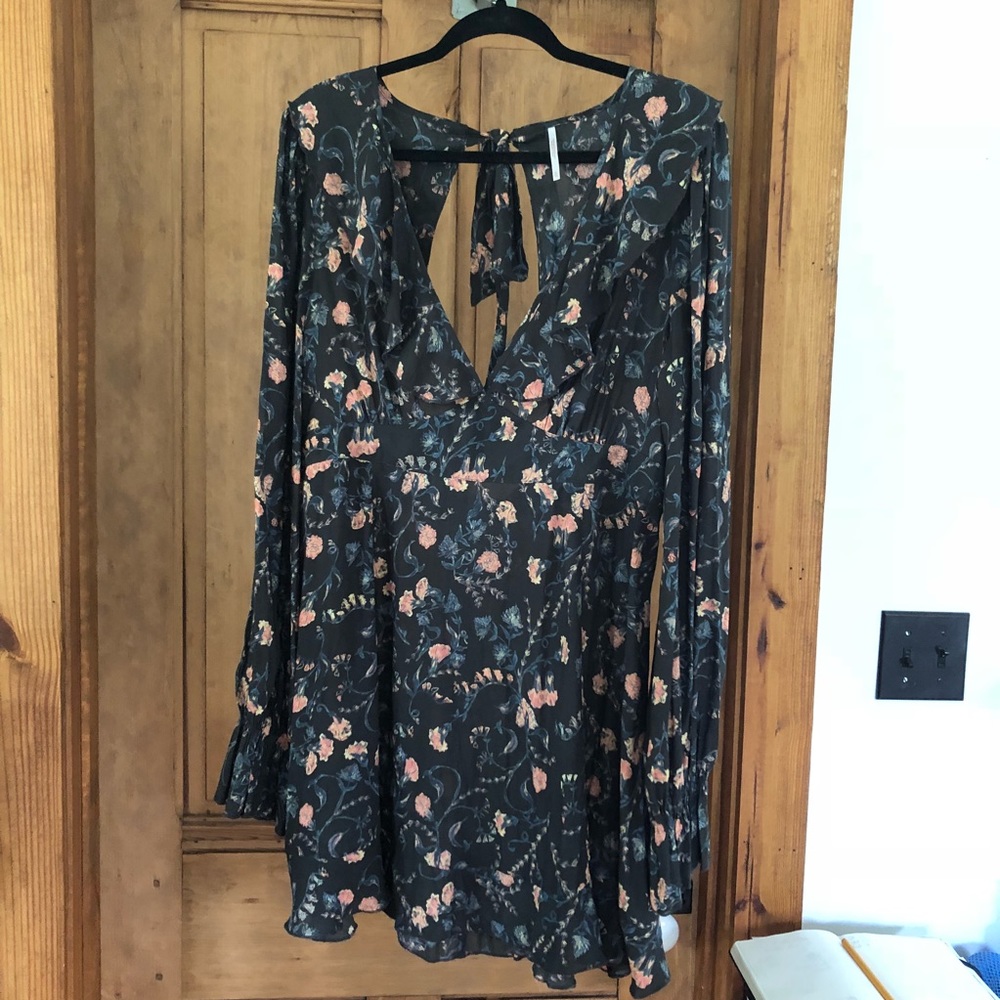 Free People Smooth Operator floral mini dress/tunic - Picture 4 of 9